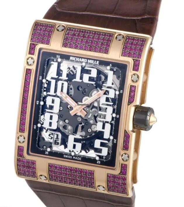 replica Richard Mille RM 016 Rose Gold Ruby Set Automatic watches review